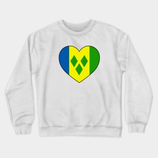 Heart - Saint Vincent and the Grenadines Crewneck Sweatshirt